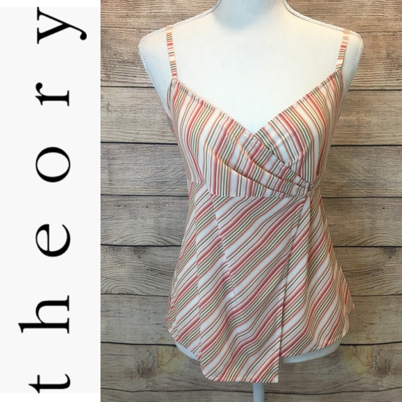 Theory Tops - Theory Silk Wrap Spaghetti Strap Cami